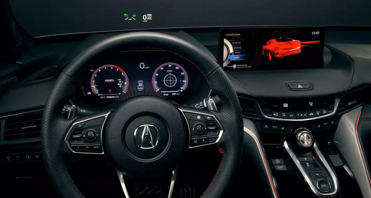 Acura TLX 2024 получит редизайн передней части, цифровую приборную панель и дополнительное оснащение