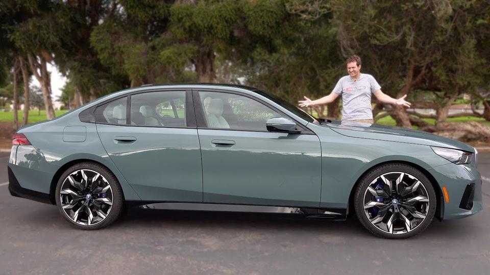 Обзор BMW i5 2024 года вышла новая электрическая 5я серия