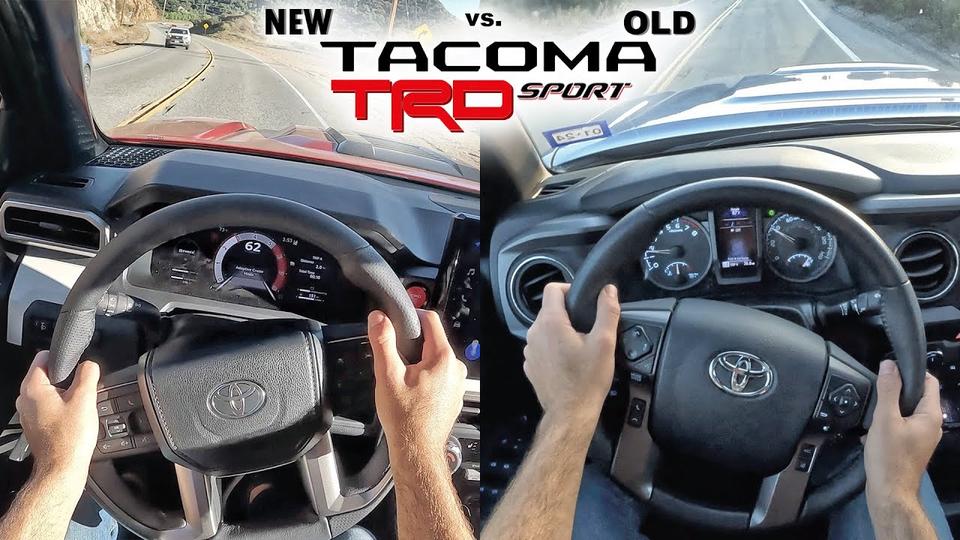 2024 Toyota Tacoma TRD Sport: A Point-of-View First Drive with Old vs. New Comparison
